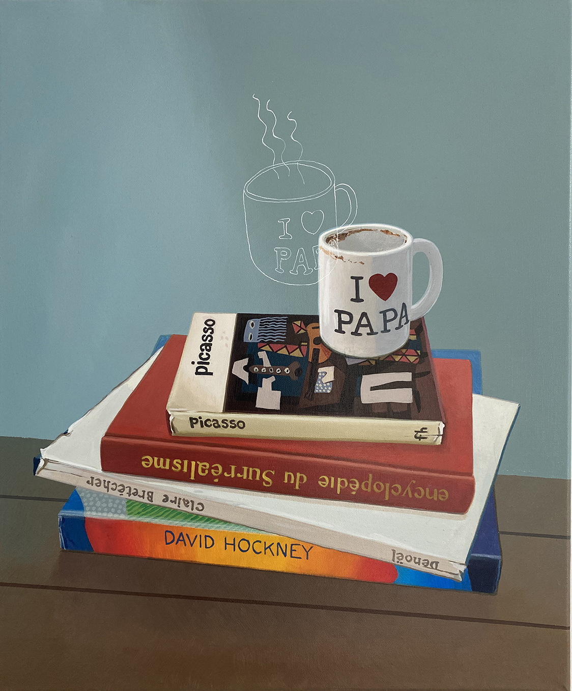 See "I love papa" of Philippe Hollevout