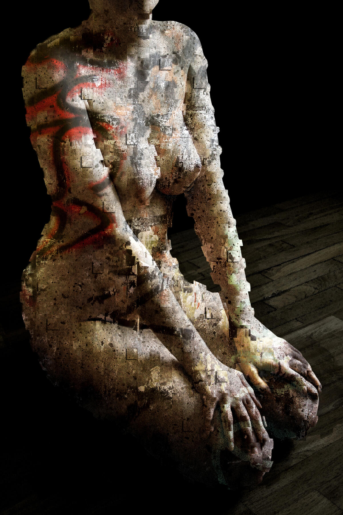 See "Urban Kneeling (vendue)" of Georges Dumas