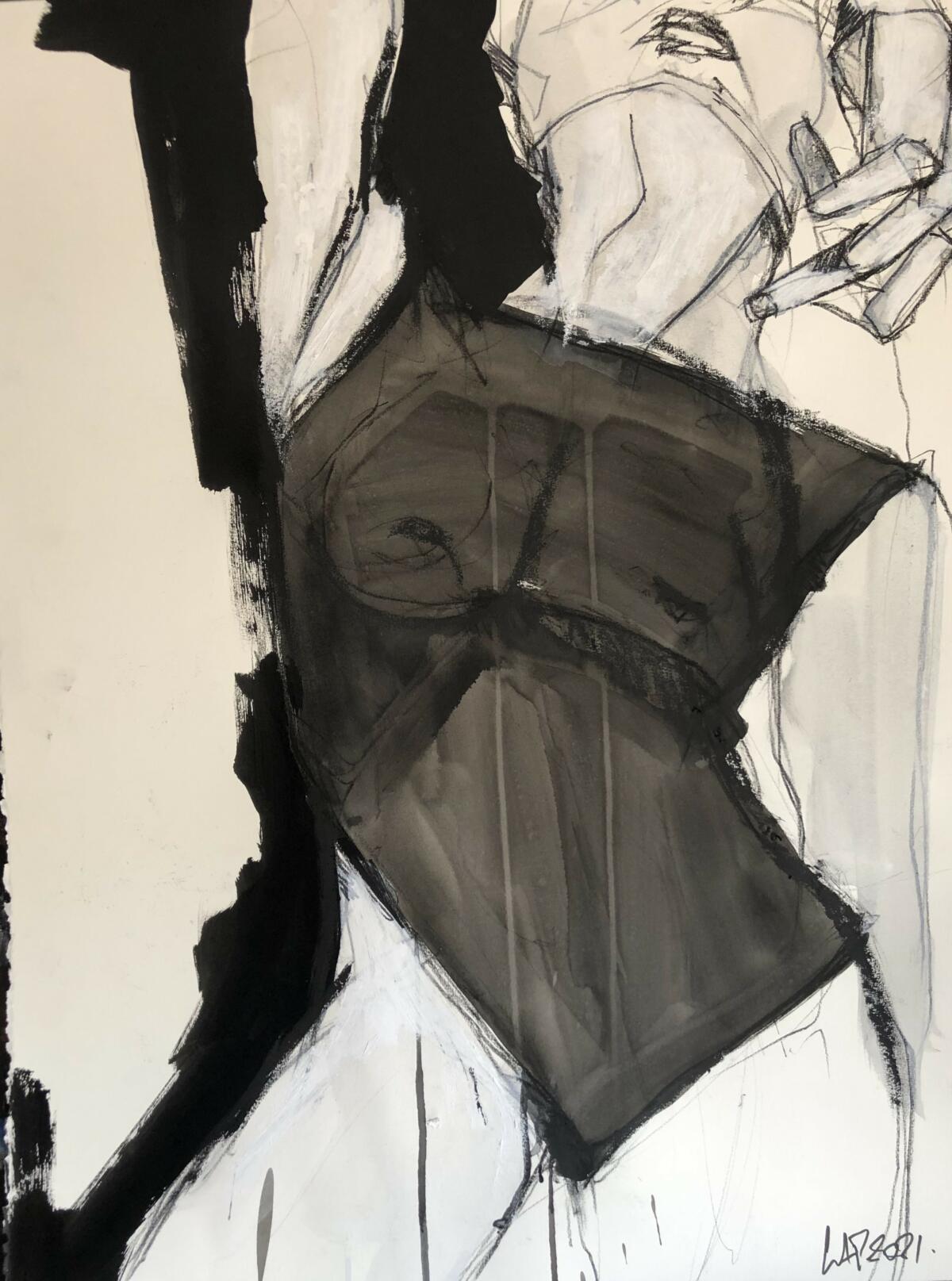 See "Blackened Lovers #1" of Laurent Anastay ponsolle