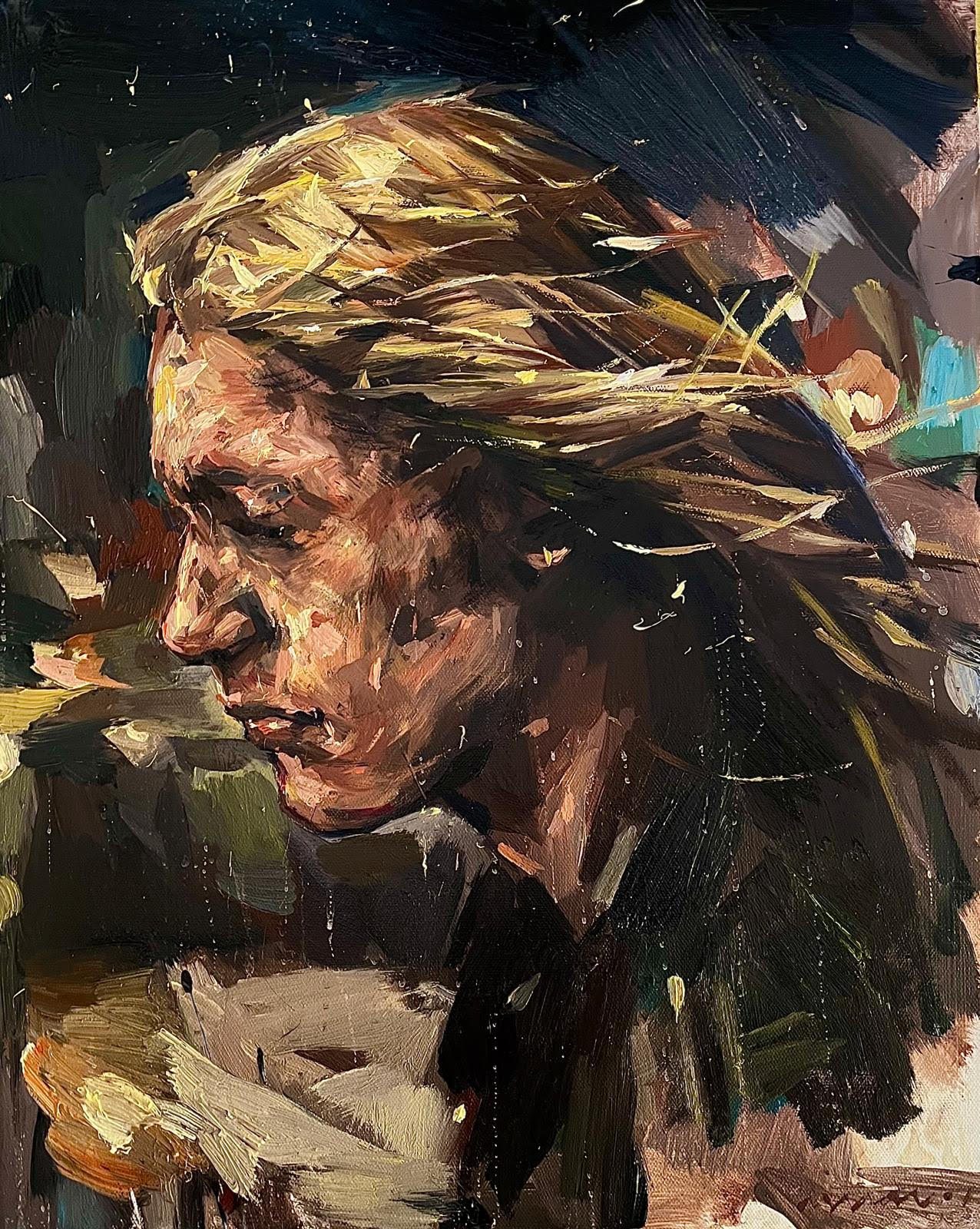 La femme qui avait décidé de devenir peintre.